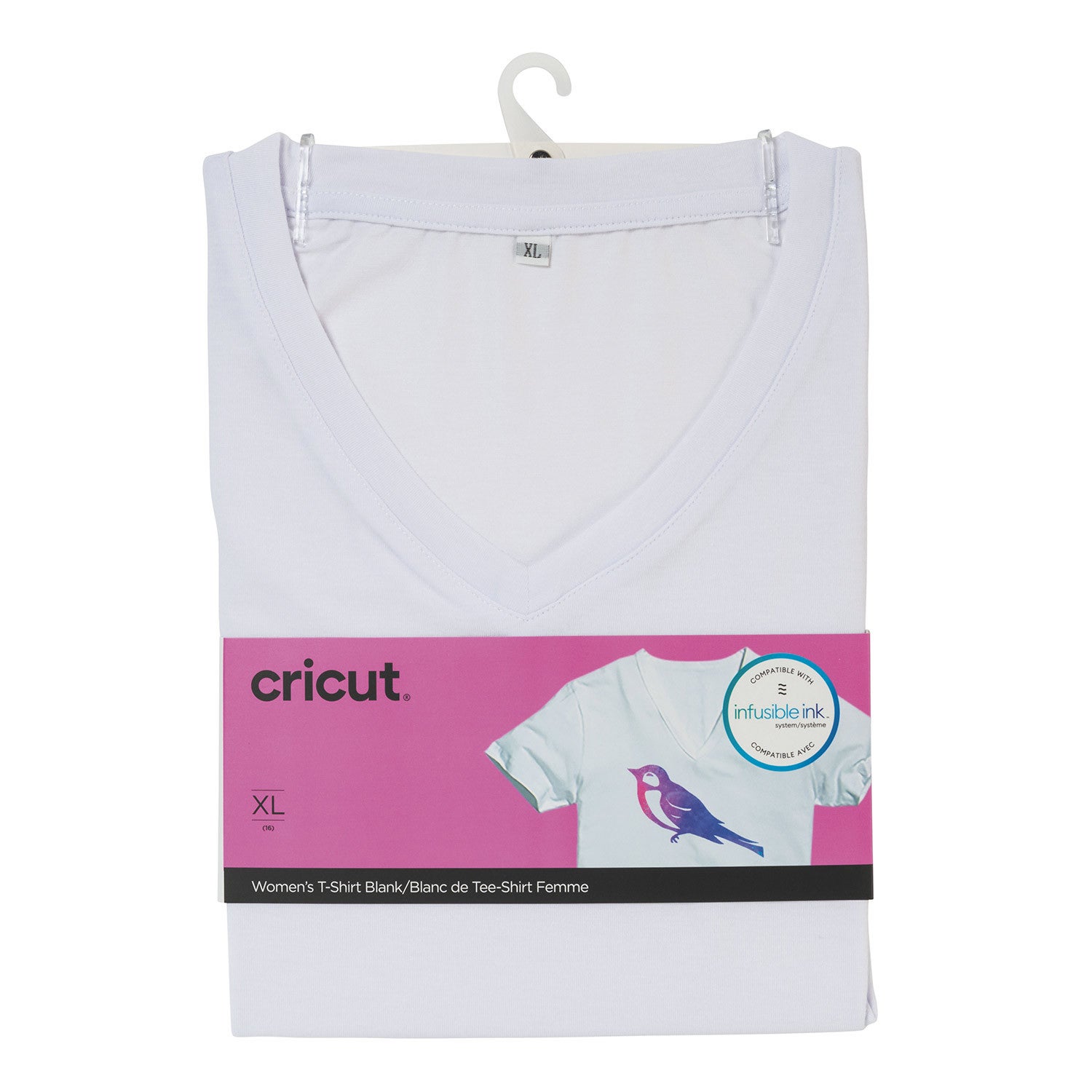 Maglietta bianca da donna da personalizzare Cricut - XL