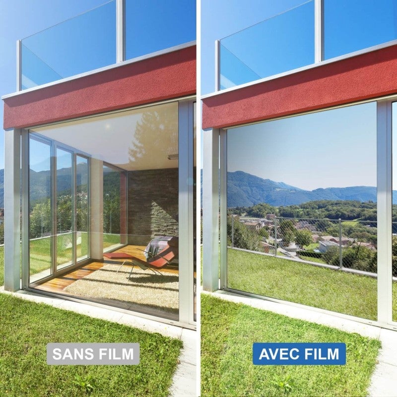 DIMEXACT - Film isolant anti froid pour fenêtre - bleu clair - 152 cm x 2 m  - en Rouleau
