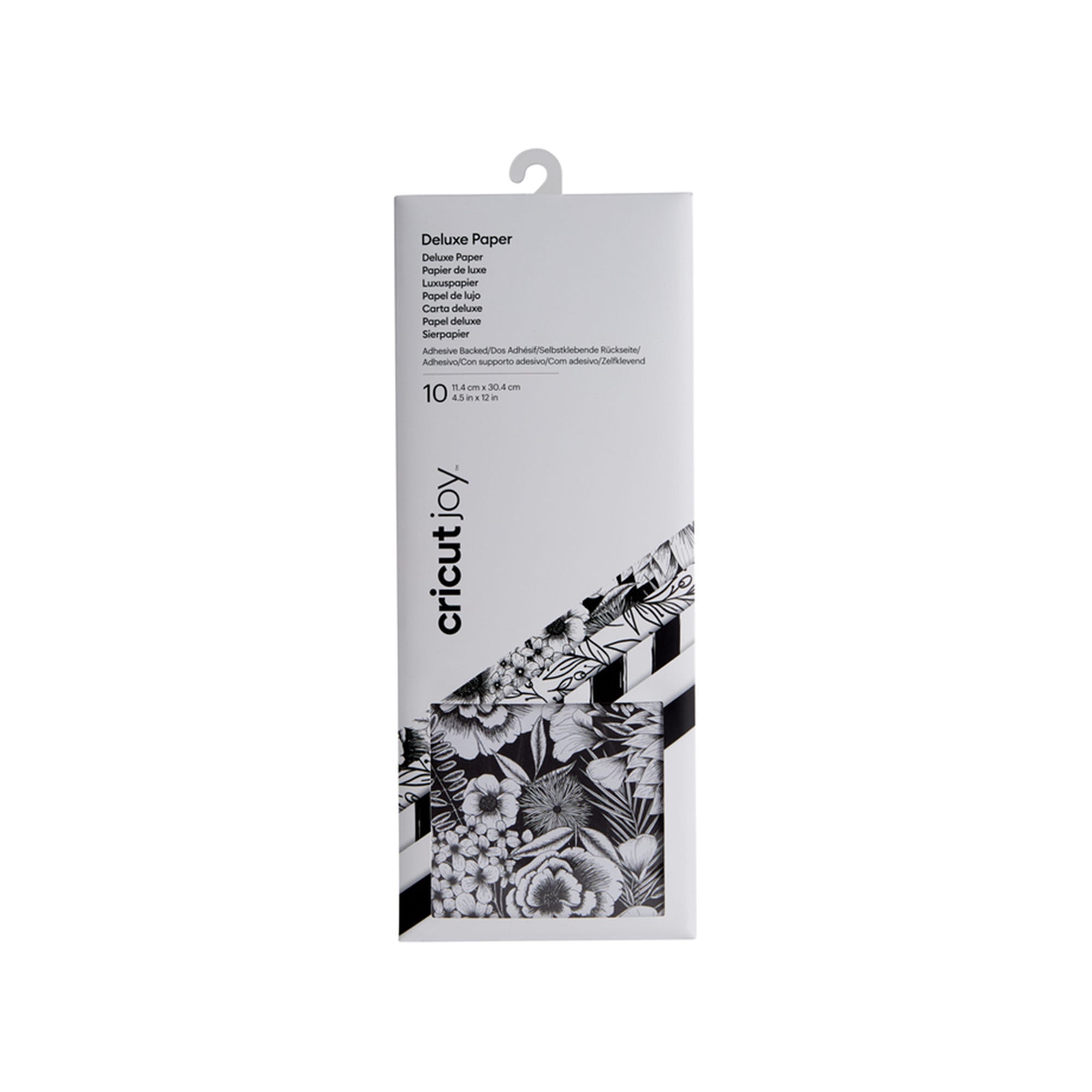 Disegno botanico in bianco e nero nella carta adesiva Joy™ Deluxe