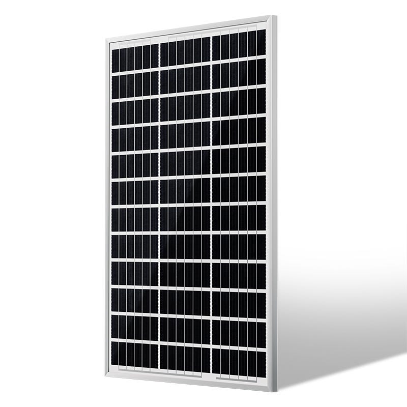 12V 100W Panneau Solaire Module Monocristallin de Haute Efficacité