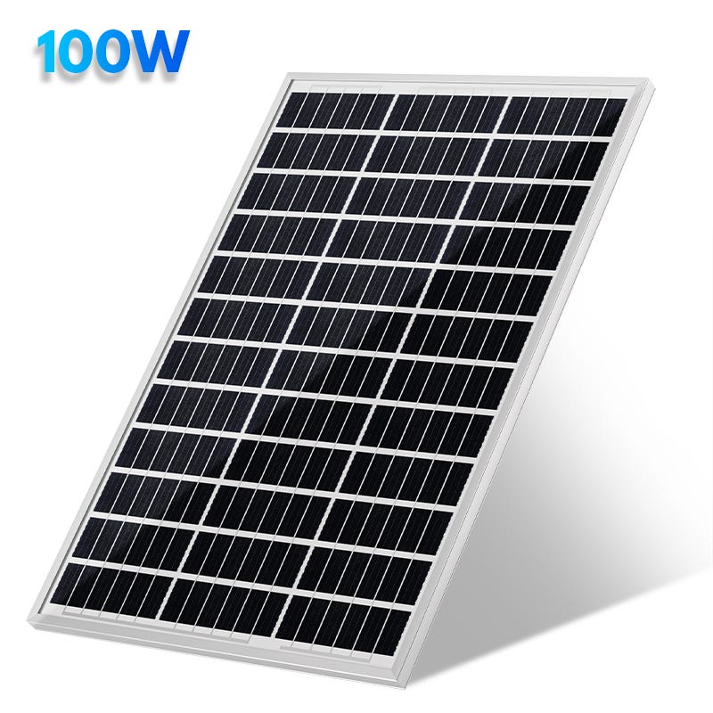 Panneau solaire 100W 12V de panneau solaire, Chargeur de Batterie