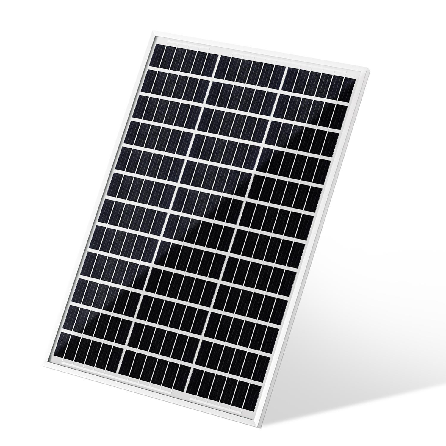 Panneau Solaire 100W N-Type 18BB 12V - Module Solaire Monocristallin Haute Efficacité 25% IP68 MC4 Pour Camping-Car, Bateau, Toit