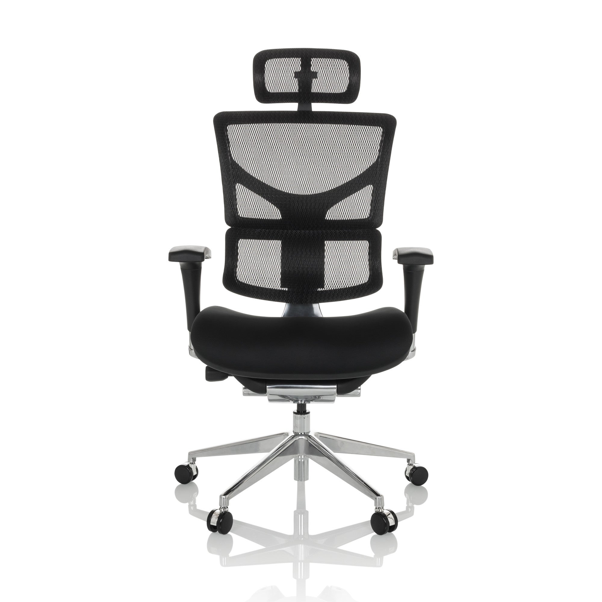 Mix sedia ergonomica con schienale alto con braccioli