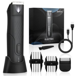 TAGLIACAPELLI UOMO PROFESSIONALE,RASOIO DI PRECISIONE,REGOLABARBA E  CAPELLI,IMPERMEABILE, KIT TRIMMER 0MM,3 PETTINI,RICARICA USB ANCHE PER USO  DOMESTI