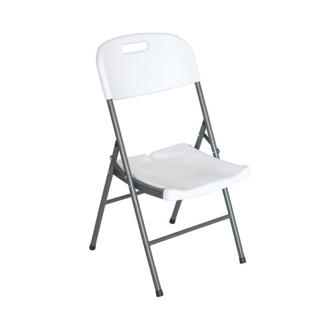 Amazing for less Paquete de 2 sillas plegables acolchadas de espuma de  metal con marco de acero (negro, gris, blanco) (paquete de 2, tela gris)
