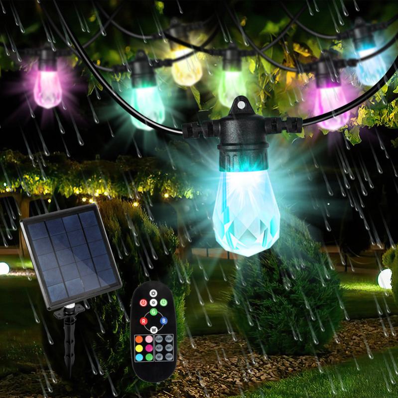 ZOTOYI Guirlande Solaire Exterieur 15M, ST38 Guirlande Lumineuse