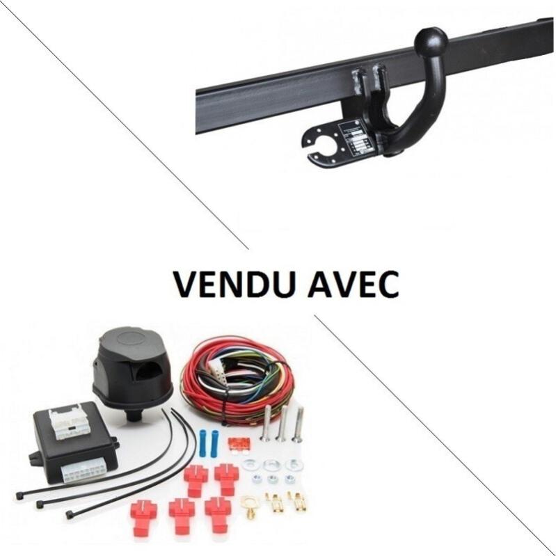 Attelage Ford Focus (Hayon 11/04-02/11) Col de cygne + faisceau