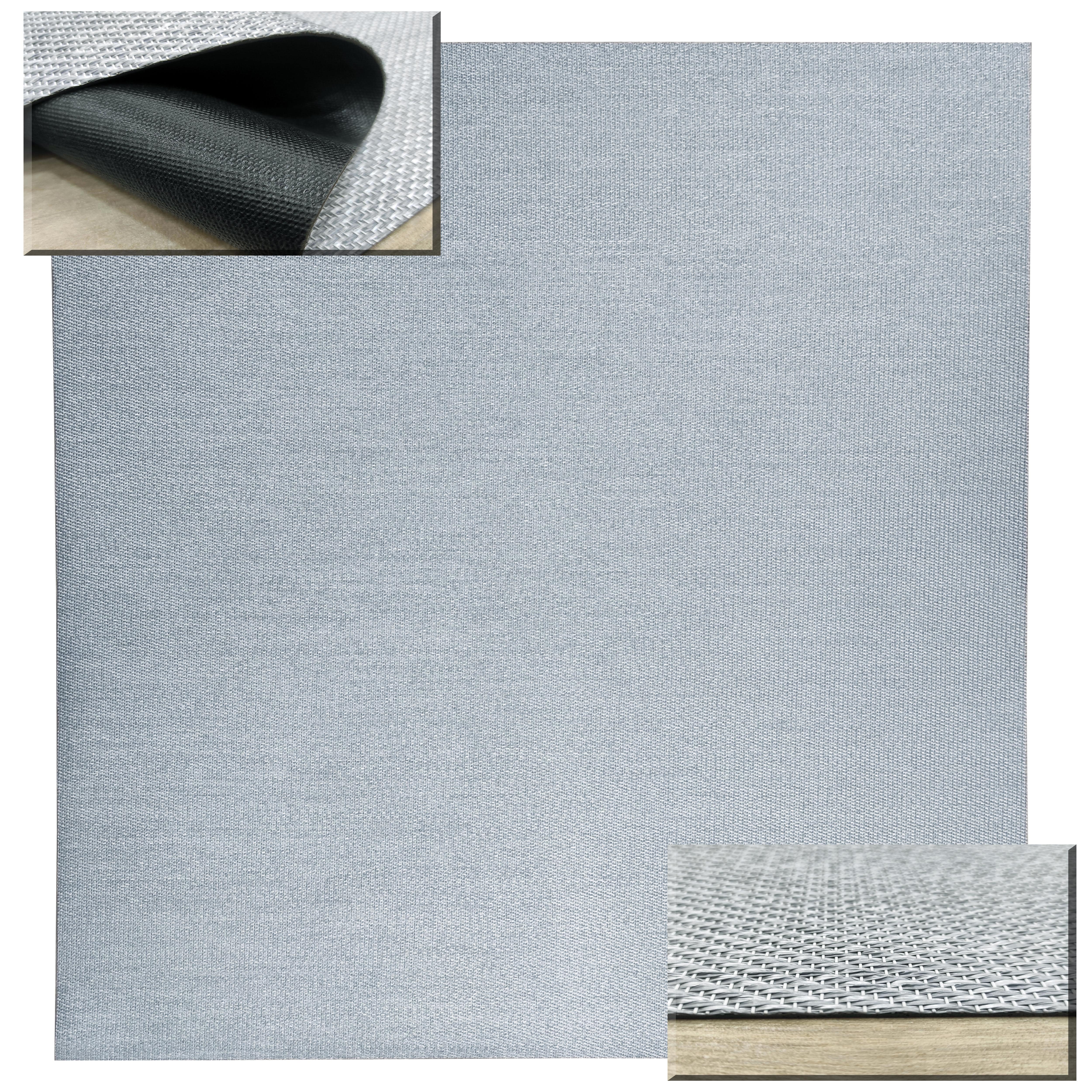 Alfombra vinilica finland 1--color plata -alfombras tadi &imperio 1979 - 60x40 cm