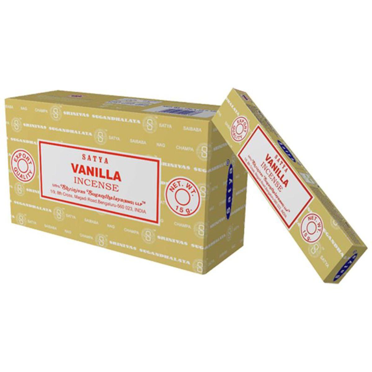 Encens Satya Natural 12 Boîtes De 15g - Senteur Masala Naturelle, Bâtonnets Parfumés D'Inde