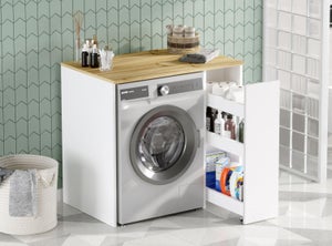 Meuble machine à laver et sèche linge par mathieudavid sur L'Air du Bois