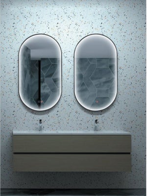 Espejo de baño con luz LED 160x80cm bluetooth + antivaho + Dimmable + 3  Colores de Luz, Aica