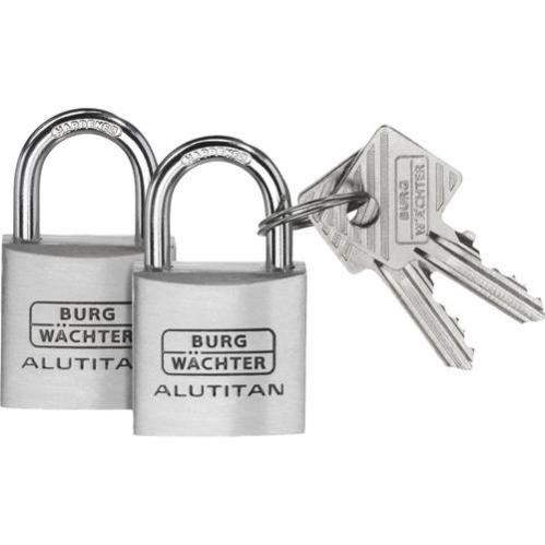 Cadenas Avec Serrure à Clé Burg Wächter 4er Set Quadro 222 15 Sb Laiton 4 Pc S 329292