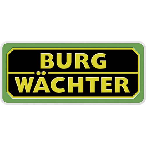 Burg Wächter 34430 TURN 4941 ANT/W Boîte aux lettres plastique anthracite,  blanc avec serrure à clé