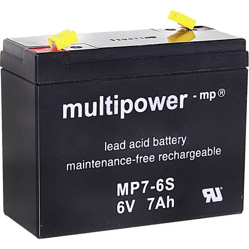 Batterie 6V 7Ah - Batterie 6V 7Ah, noir ou blanc (suivant