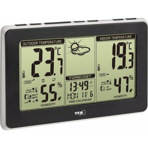 BRESSER Stazione meteo wireless Meteo Temp HZ nera