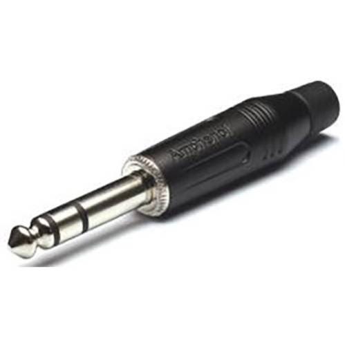 Jack 6.35 Mm Mâle Coudé Neutrik NP3RX - Stéréo, 3 Pôles, Argent - Pour Guitare, Table De Mixage, Enceintes