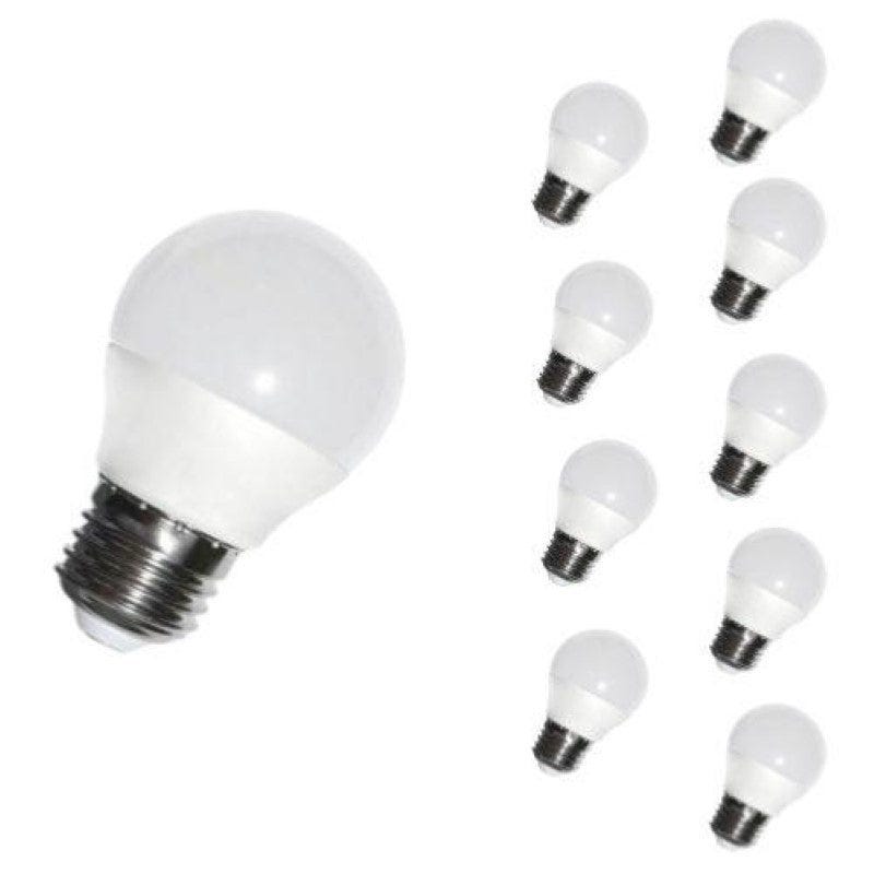 Ampoule LED E14 8W 220V G45 300° (Pack de 10) - Blanc Froid 6000K - 8000K -  SILAMP
