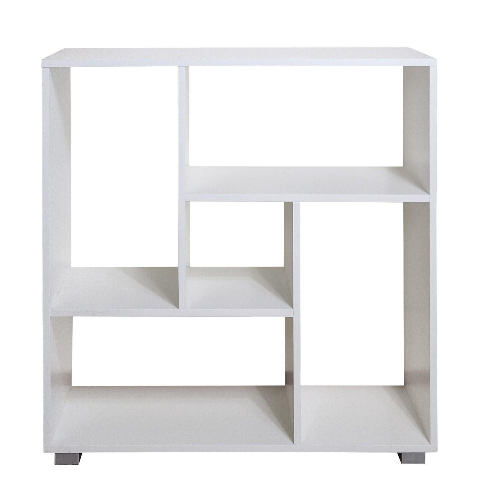 Libreria multistrato scaffalatura salvaspazio moderna portaoggetti stabile  per soggiorno sala da pranzo ufficio Maka jhoannes Rovere 100x90x24 Cm