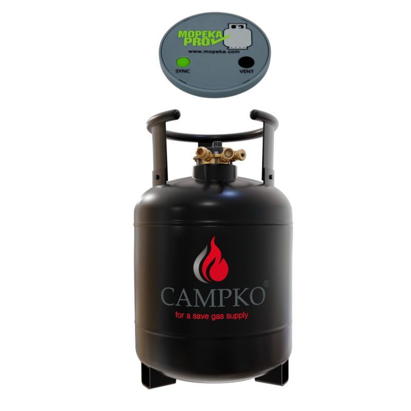PACK CAMPKO Bouteille GPL Bluetooth Réservoir 15L + jauge Bluetooth