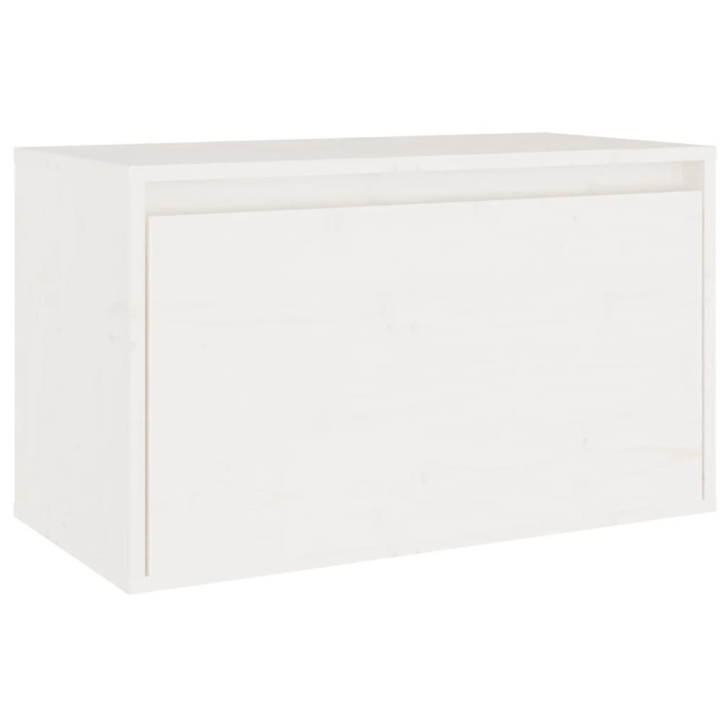 Armoire murale Blanc 60x30x35 cm Bois de pin massif Leroy Merlin