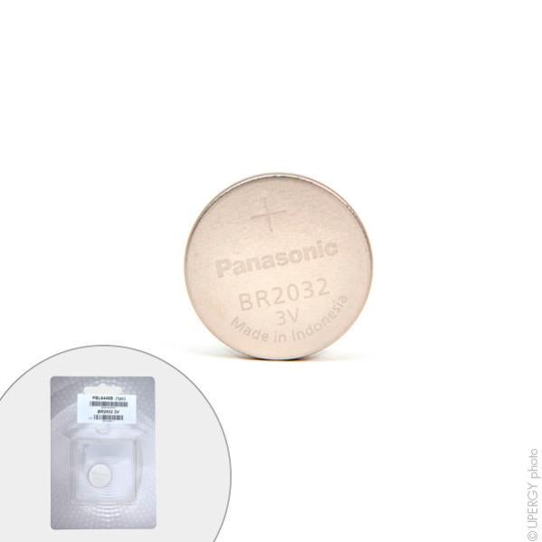 Panasonic - Pile bouton lithium blister BR2032/BN PANASONIC 3V 190mAh ...