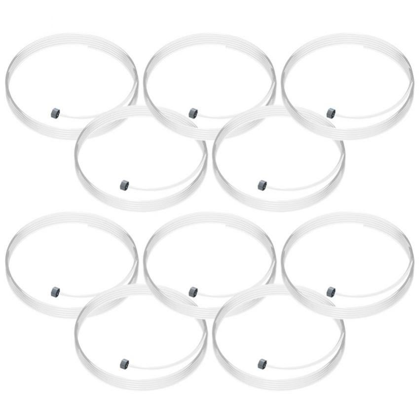 Câbles Perlon Transparents - Lot De 10 - Longueur 150cm - Charge 15kg - Pour Accrochage Cadres