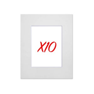 10 x Passe-Partout Blanc pour Photos 21 x 30 cm / A4 (13 x 18 cm) :  : Cuisine et Maison