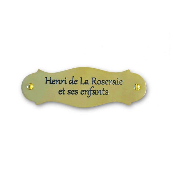 Plaque Funéraire Personnalisée Plaque Gravée Porte Personnalisée 3 à 4 Lignes Format 75 X 150 Mm + Enjolivures Plaque Cadre Plaque Funéraire Personnalisée Plaque Gravée Porte Personnalisée 3 à 4 Lignes Format 75 X 150 Mm + Enjolivures Plaque Cadre