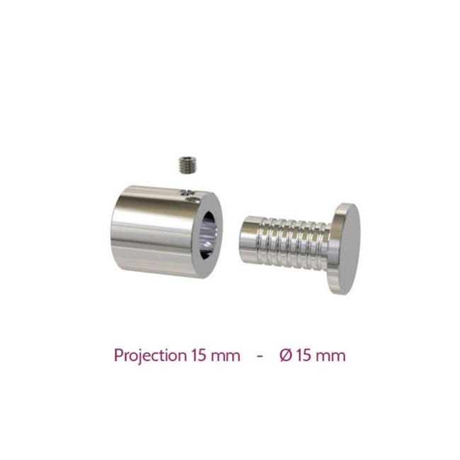 Entretoise en Inox pour vis M12 - Longueur 12 mm - Euro Makers