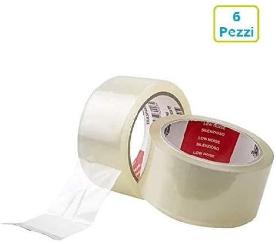 Nastro Adesivo Da Pacchi Extra Forte 50mm X 66m – 252 Rotoli Professionali Trasparenti - 2