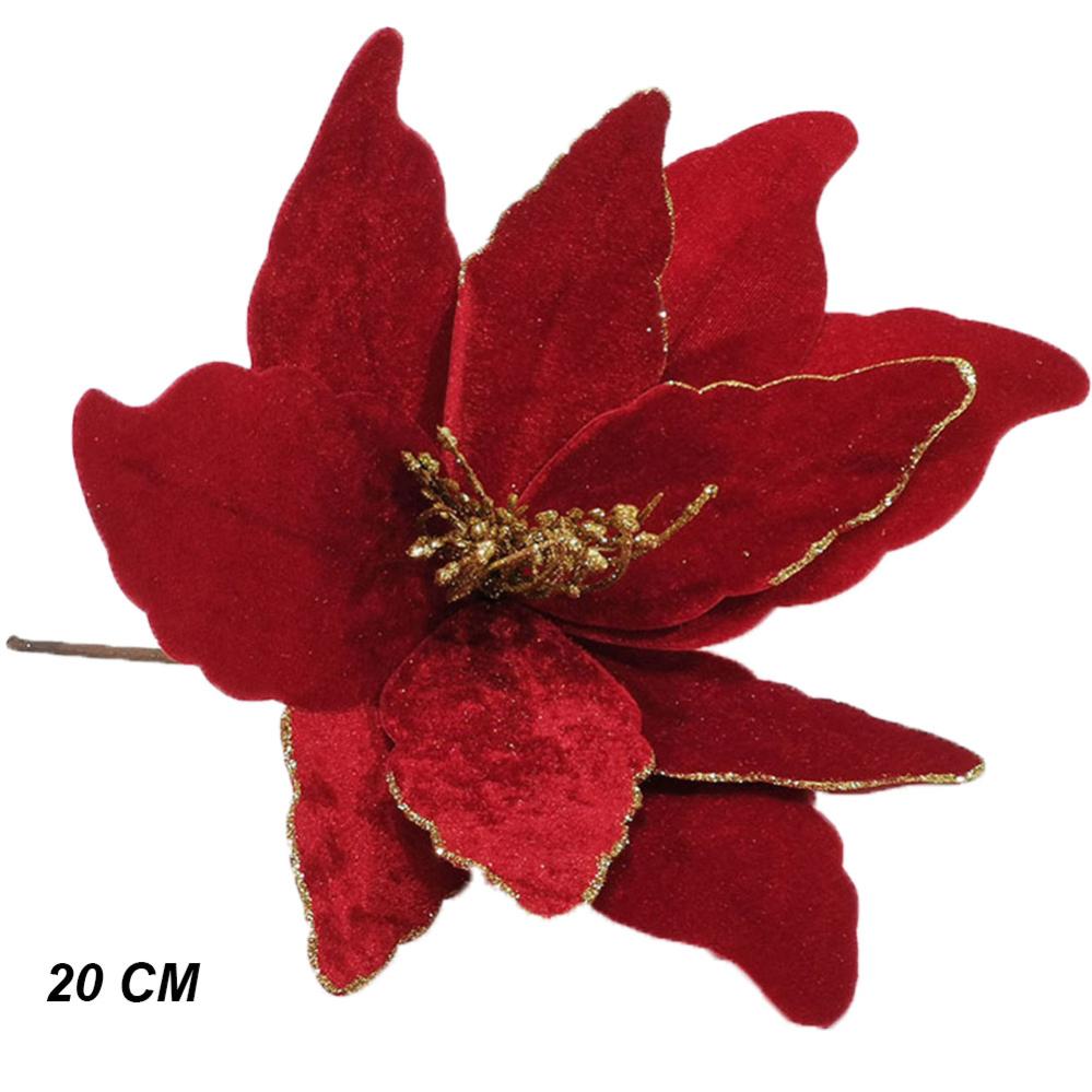 Orecchini Pendenti A Tema Natalizio – Stella Rossa E Albero Di Natale In Velluto Con Corona – Ipoallergenici – Confezione Regalo