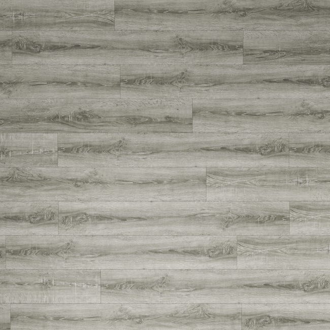 ARTENS - Dalles PVC à clipser Intenso Extrem' avec sous-couche intégrée -  Effet béton gris - Epaisseur 5,5 mm - 1,49 m²/ 8 dalles - CORMORAT
