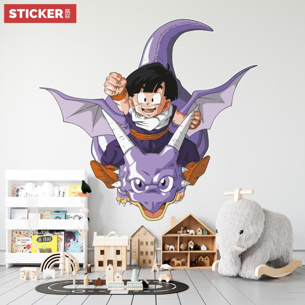 Sticker Mural Sangohan Kid - XXL (Largeur 138cm, Hauteur 128cm) | Leroy ...