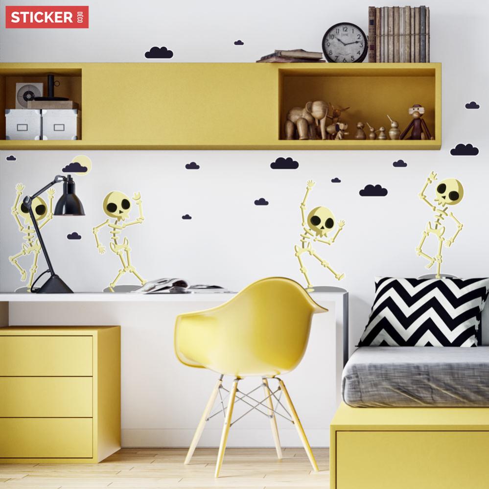 stickers-squelette-danse-halloween-xxl-hauteur-137cm-largeur-128cm