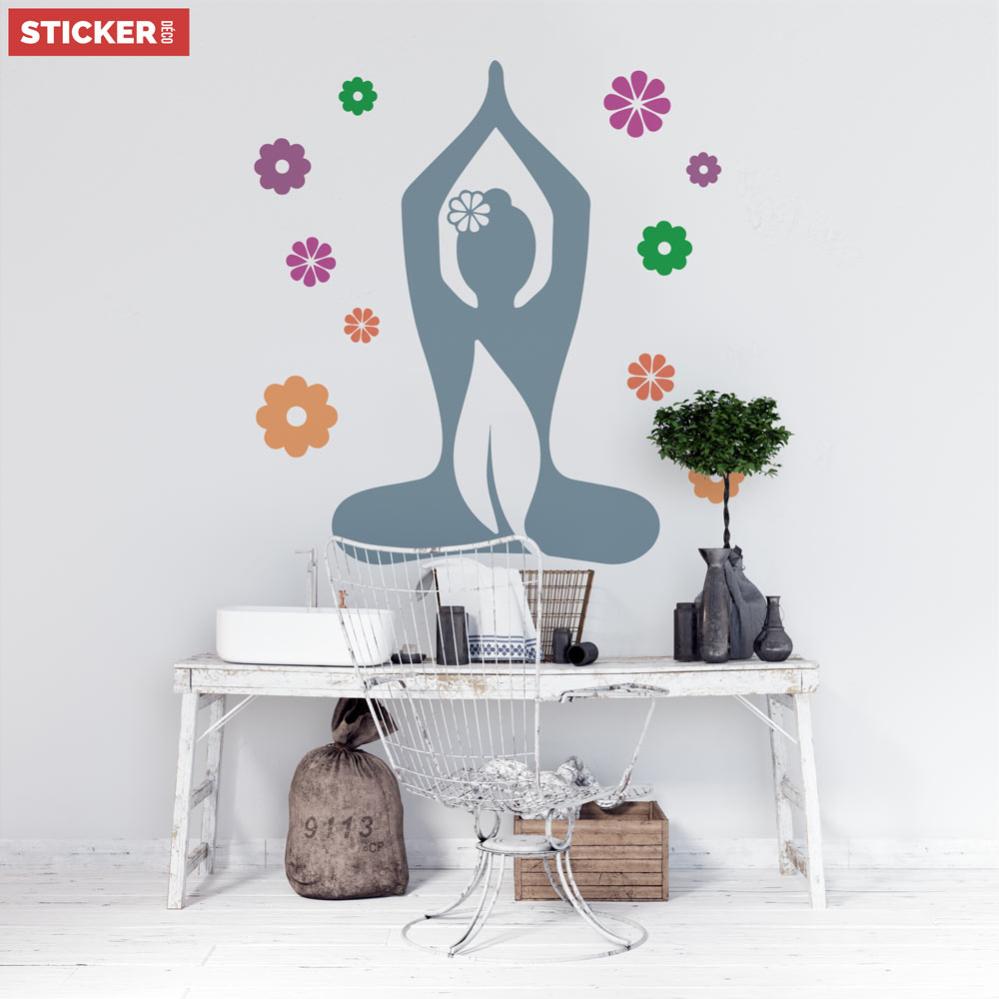 Sticker Mural Zen XXL (Hauteur 132cm, Largeur 128cm) Leroy Merlin