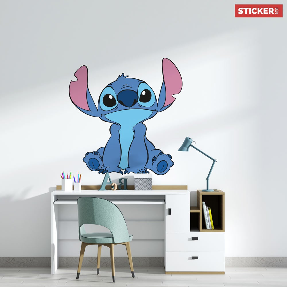 Sticker Stitch Assis - XXL (Hauteur 135cm, Largeur 128cm) | Leroy Merlin