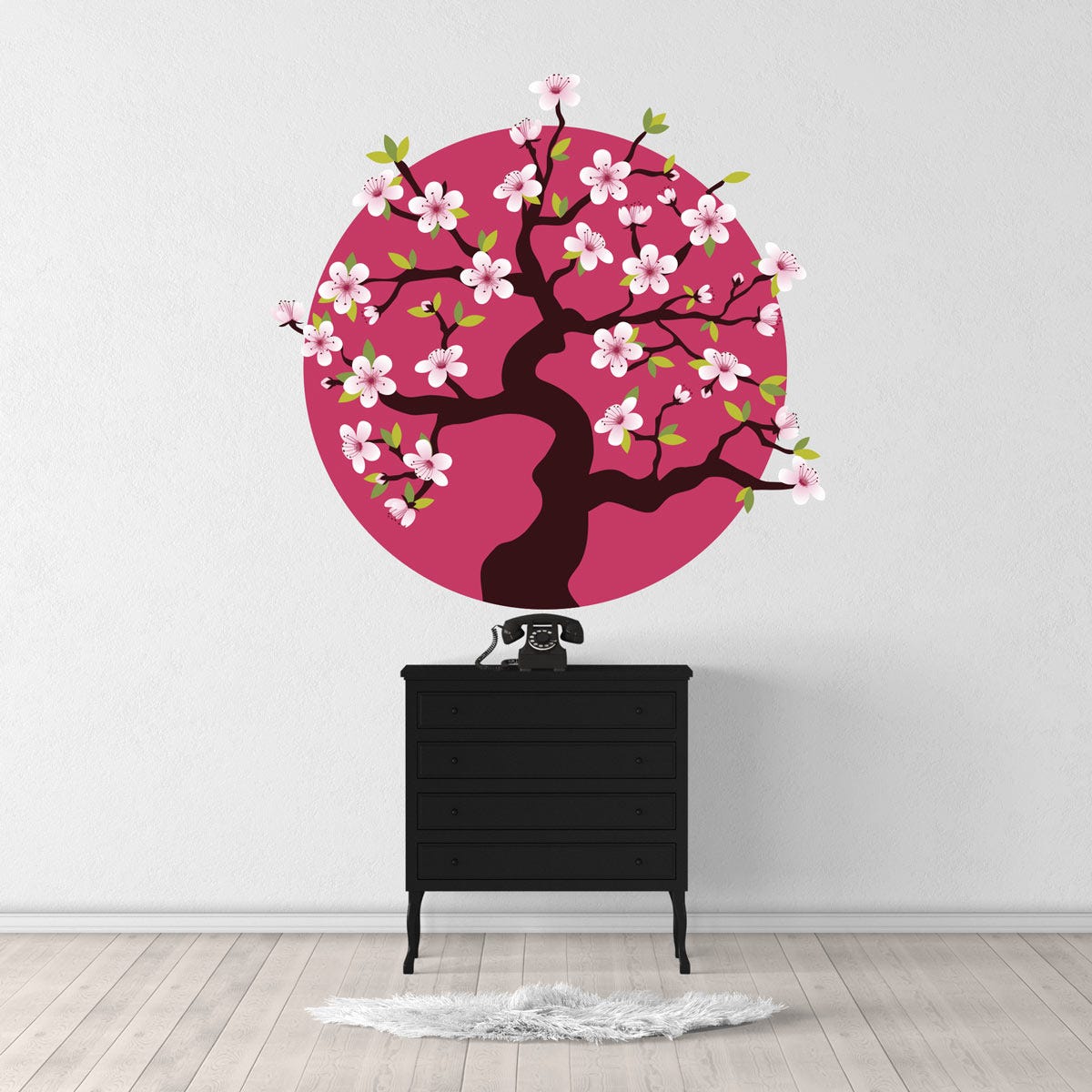 Sticker Fleur de Cerisier Japonais