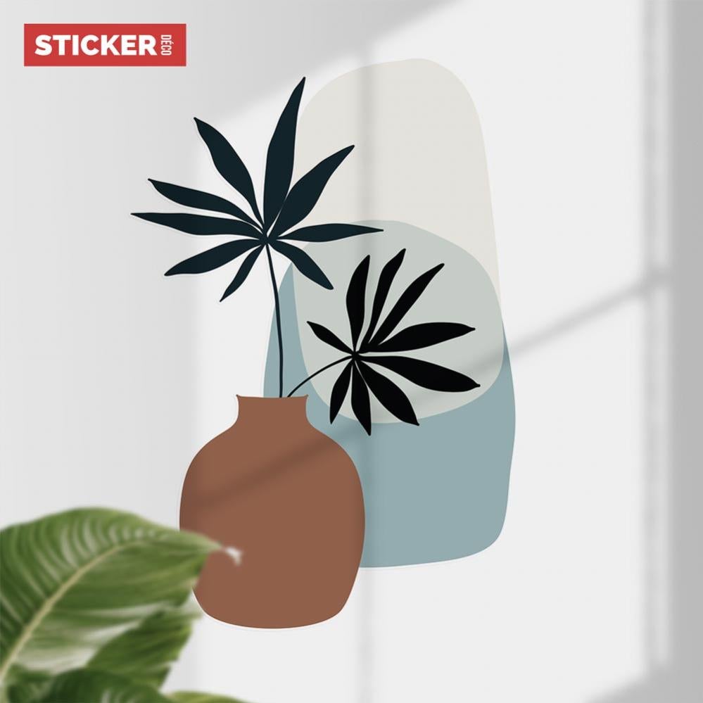 Sticker Vase Bohème - XXL (Hauteur 190cm, Largeur 128cm) | Leroy Merlin