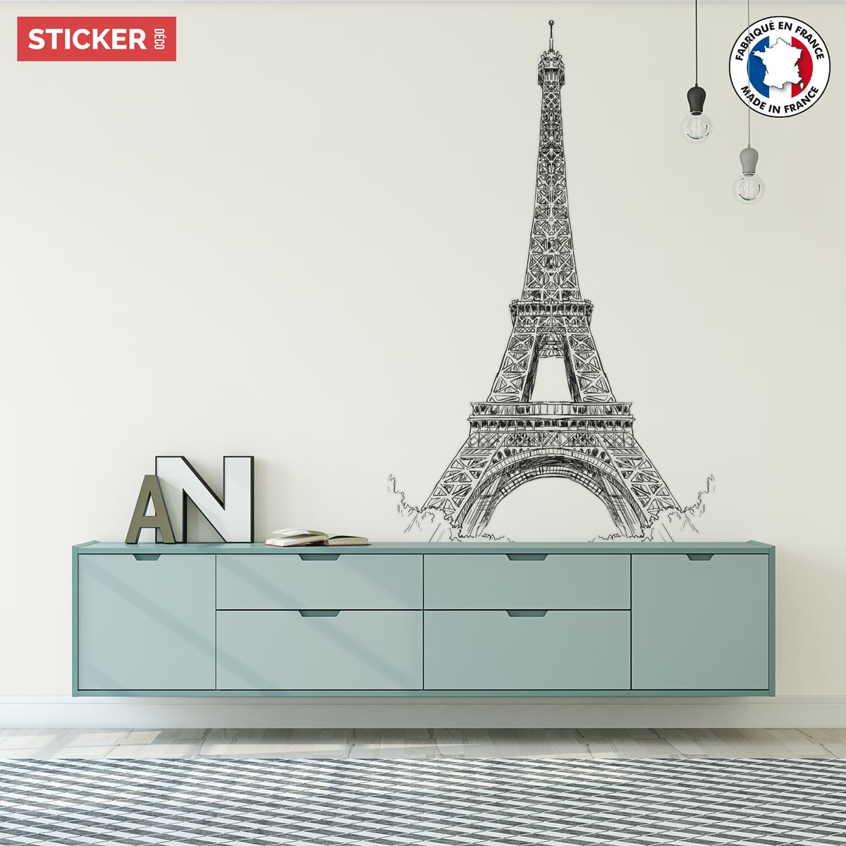 stickers tour eiffel leroy merlin