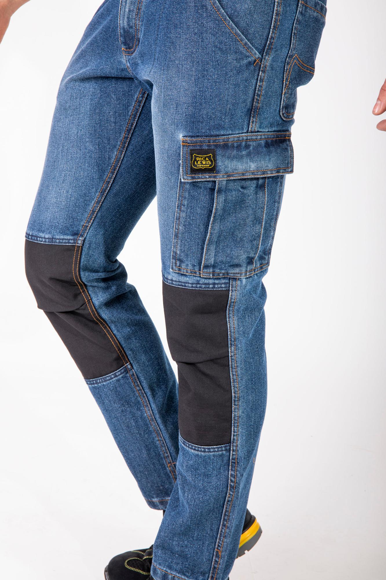 Jeans De Travail Normé Rica Lewis - Homme - Taille 46 - Multi Poches