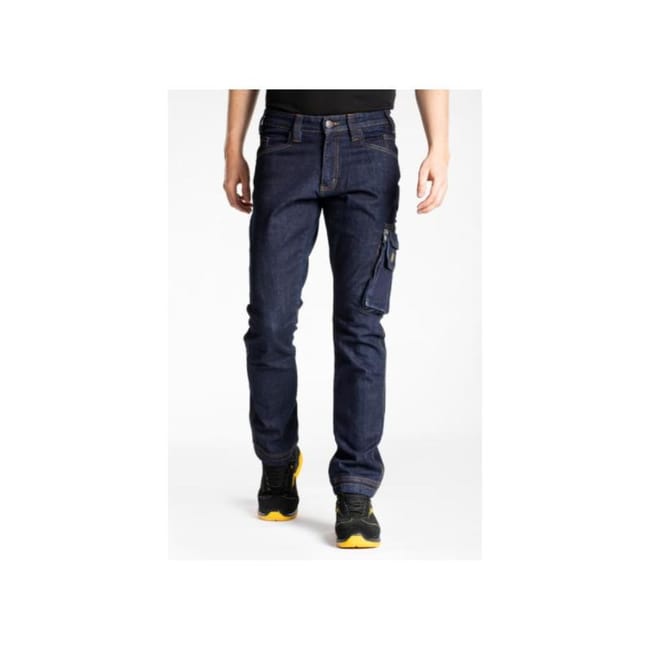 Jeans de travail RICA LEWIS Homme Taille 52 Multi poches Coupe droite confort Fibreflex Stretch brut Joba Leroy Merlin