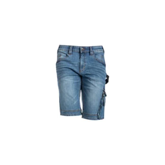 Bermuda RICA LEWIS Homme Taille 44 Multi poches Fibrelex Denim stretch SUNJOBA Leroy Merlin