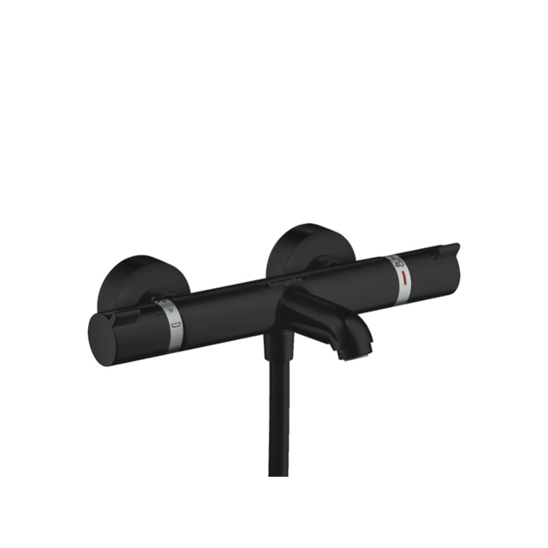 Hansgrohe Ecostat Comfort Mitigeur thermostatique bain/douche, Noir mat