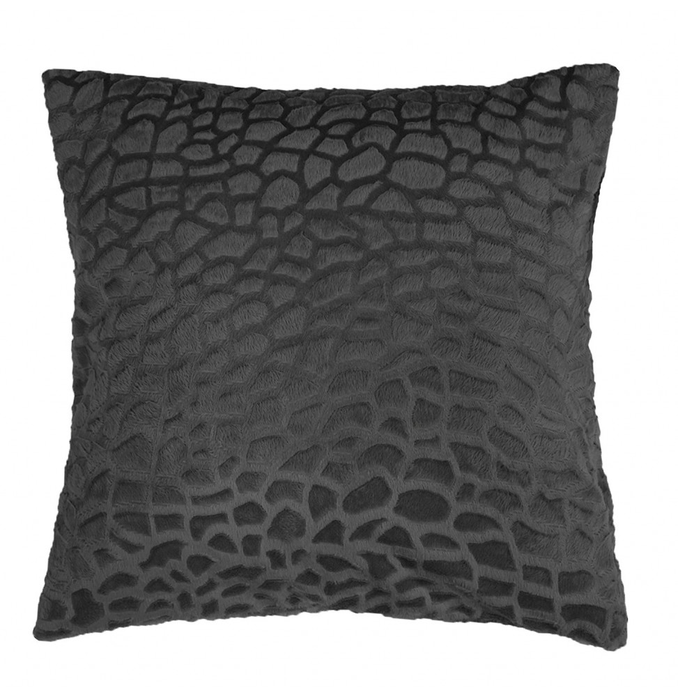 Housse de coussin 40 x 40 cm Imitation fourrure Tanzania
