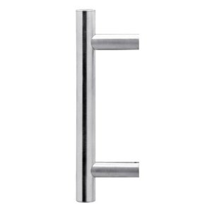 Poignée porte battante inox NT hauteur 400 mm Ø 32 mm - type STG 122-32  droite - Le Temps des Travaux