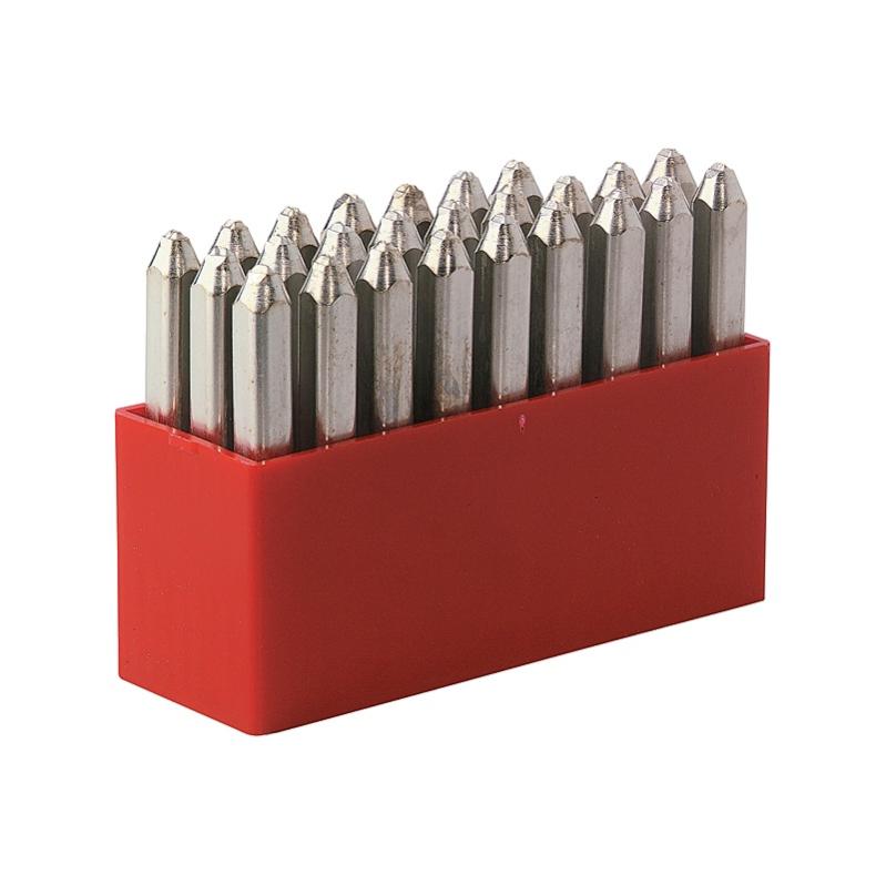 37 pièces Chiffres de Lettres Frapper 3 mm poinçons en Metal (A-Z 0-9