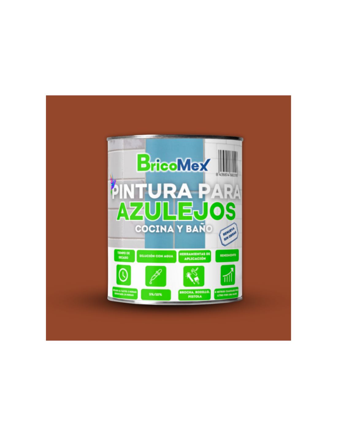 Dupli-Color Prima RAL 8017 Pintura En Spray Brillante Marrón Chocolate 400 Ml
