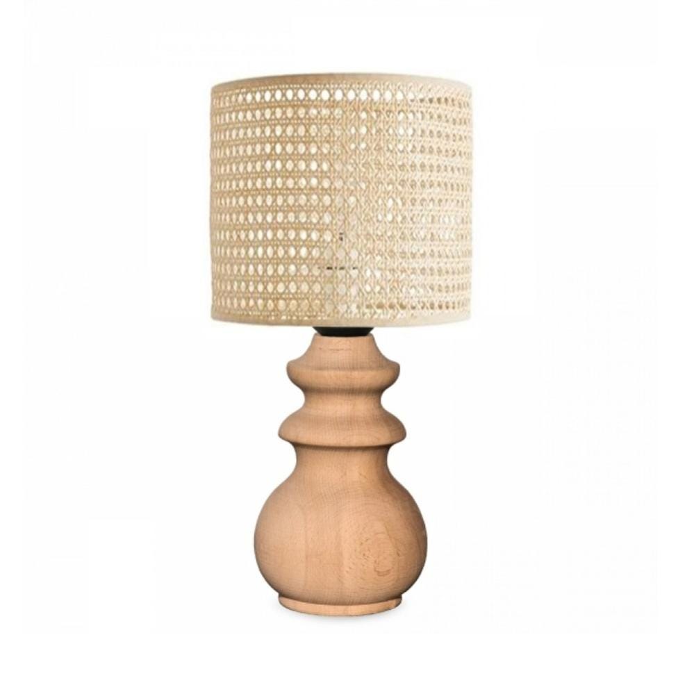 Goeco Lampada da Tavolo in Bambù, Boho Lampada da Comodino con Base E27, Illuminazione da Tavolo Luce Notturna per Camera da Letto, Soggiorno e Comodino Goeco Lampada da Tavolo in Bambù, Boho Lampada da Comodino con Base E27, Illuminazione da Tavolo Luce Notturna per Camera da Letto, Soggiorno e Comodino