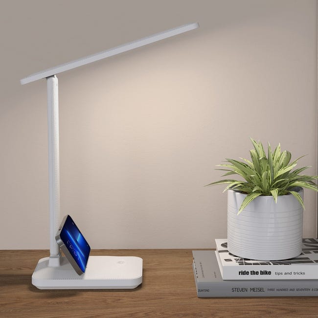 Lampada da scrivania LED Orientabile 3W CCT Dim 3000-4000-6000K Bianco  Cisnero