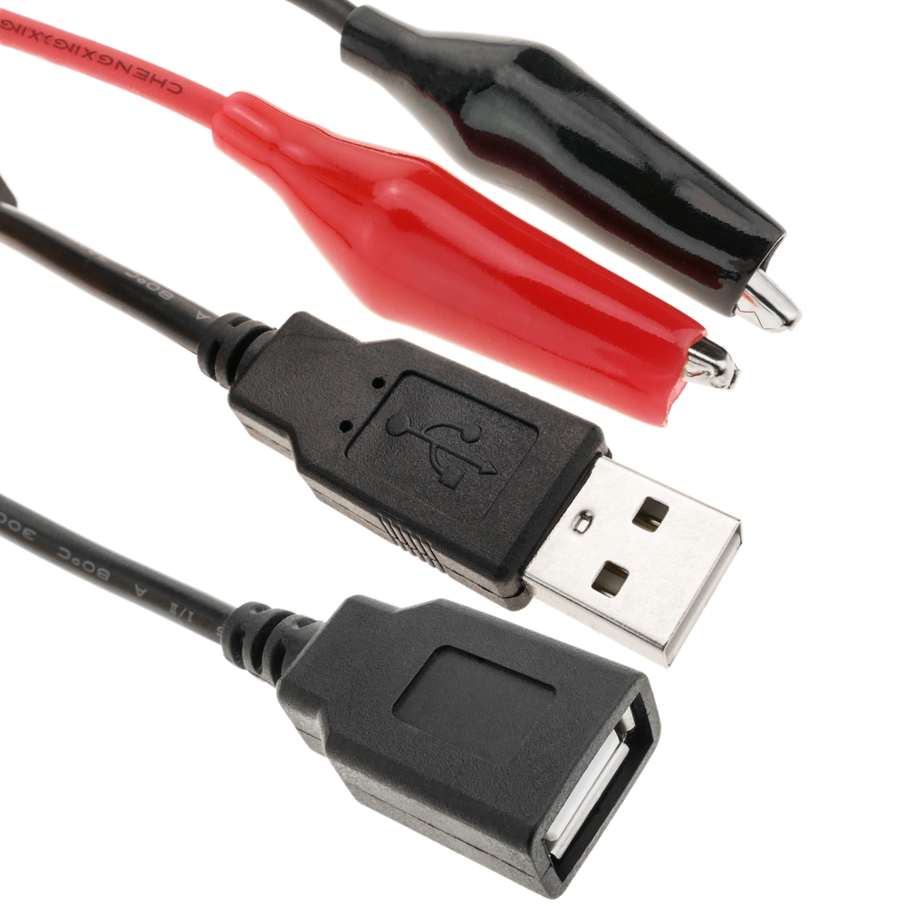 Connecteur USB pince-croco